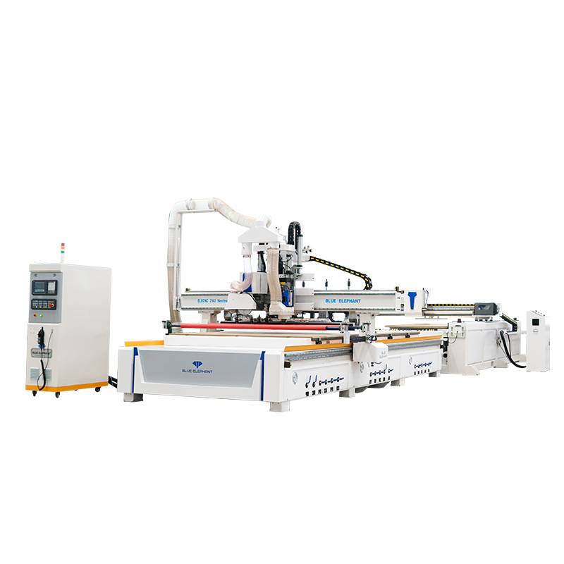 2140ATC 子母锯开料机上下料+贴标机